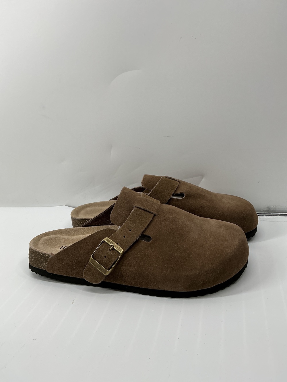 Water Repellent Suede Clog Mule